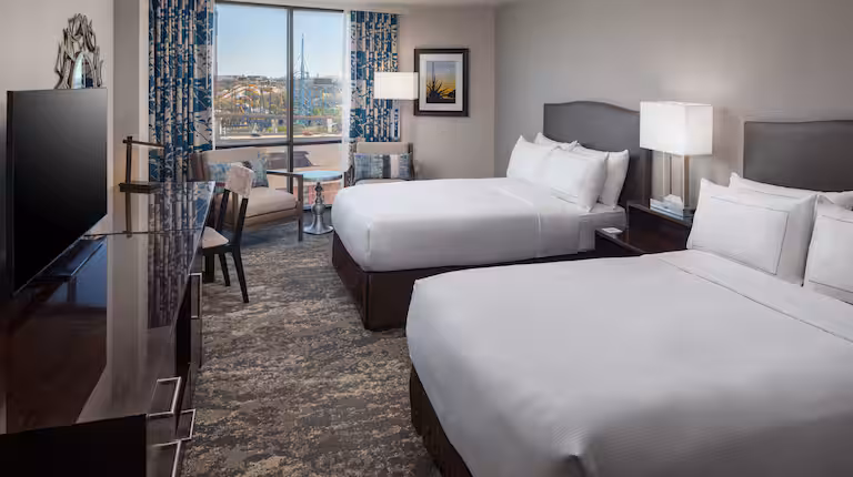 Hilton Arlington Hotel Double Bed