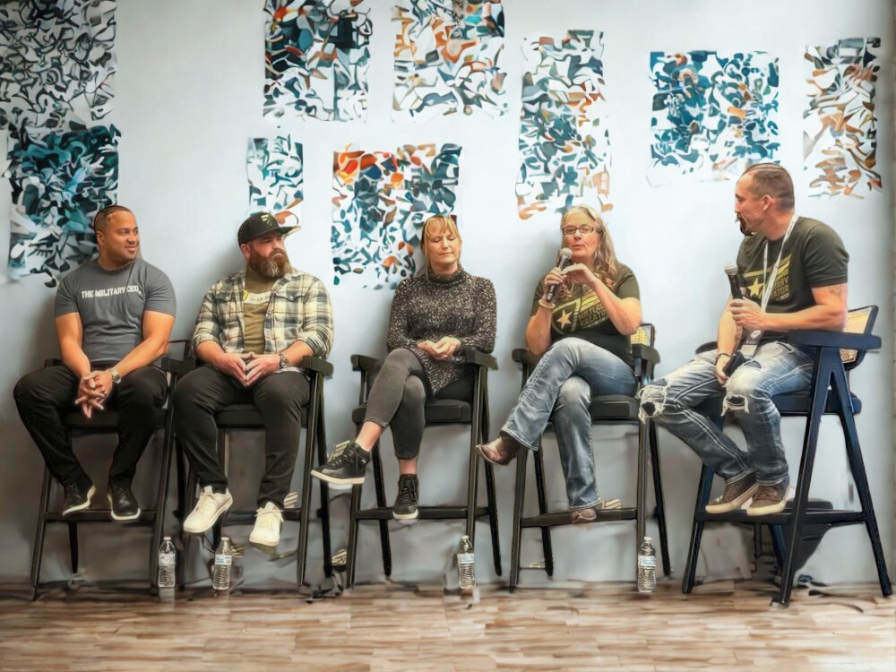 Military creators collaborating at MCC