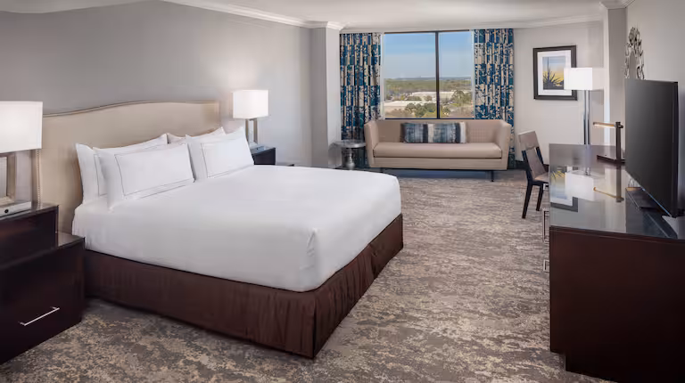 Hilton Arlington Hotel King Bed